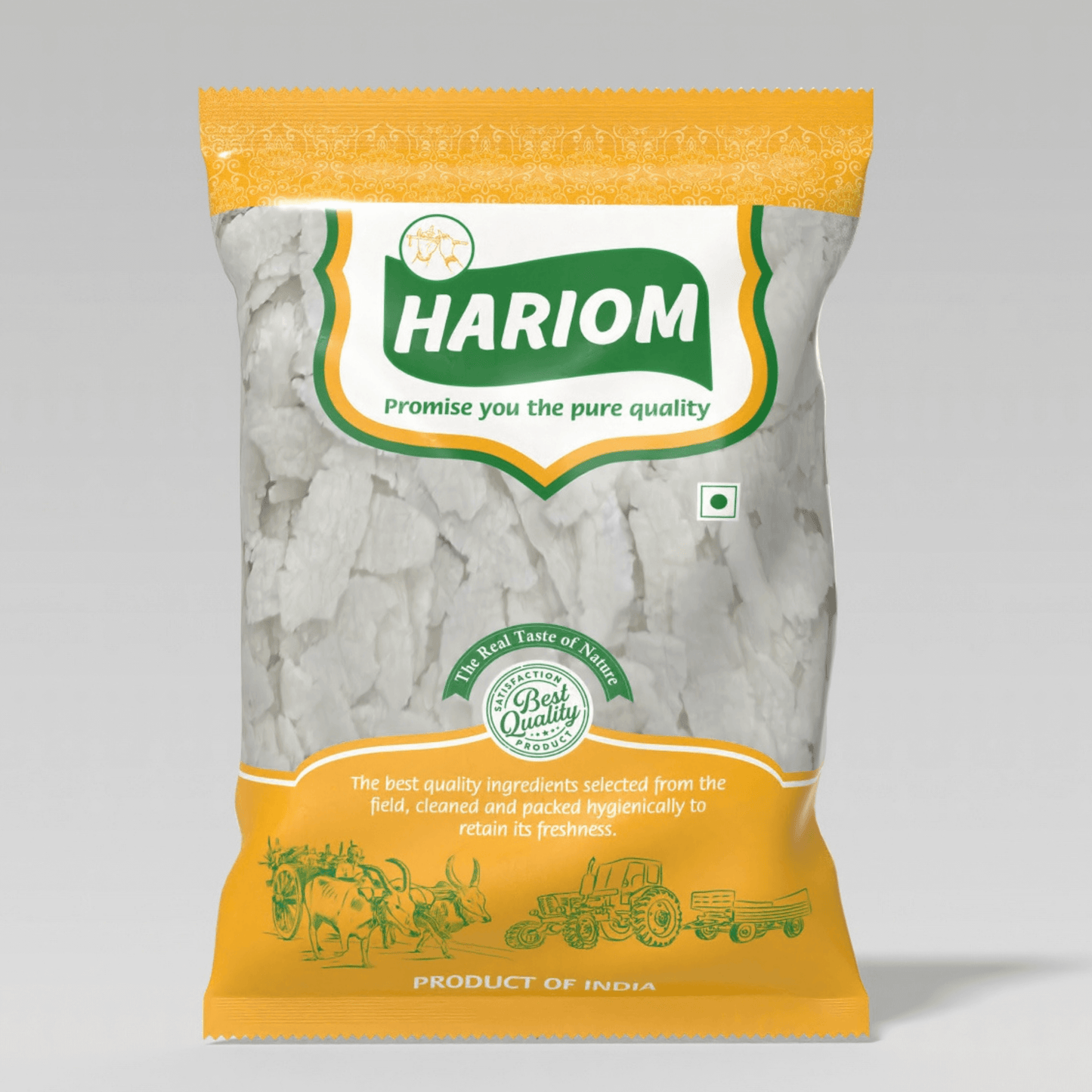 Poha Special Bihar Rs. 63.0 Poha Special Bihar Hariom is a premium flattened rice sourced from Bihar, known for its thicker flakes and rustic texture. A staple for traditional breakfasts and snacks, it offers a wholesome, hearty taste with quick cooking c