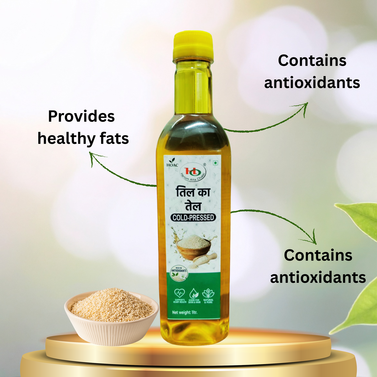 Til Ka Tel – Premium Sesame Oil | Hariom Atta & Spices