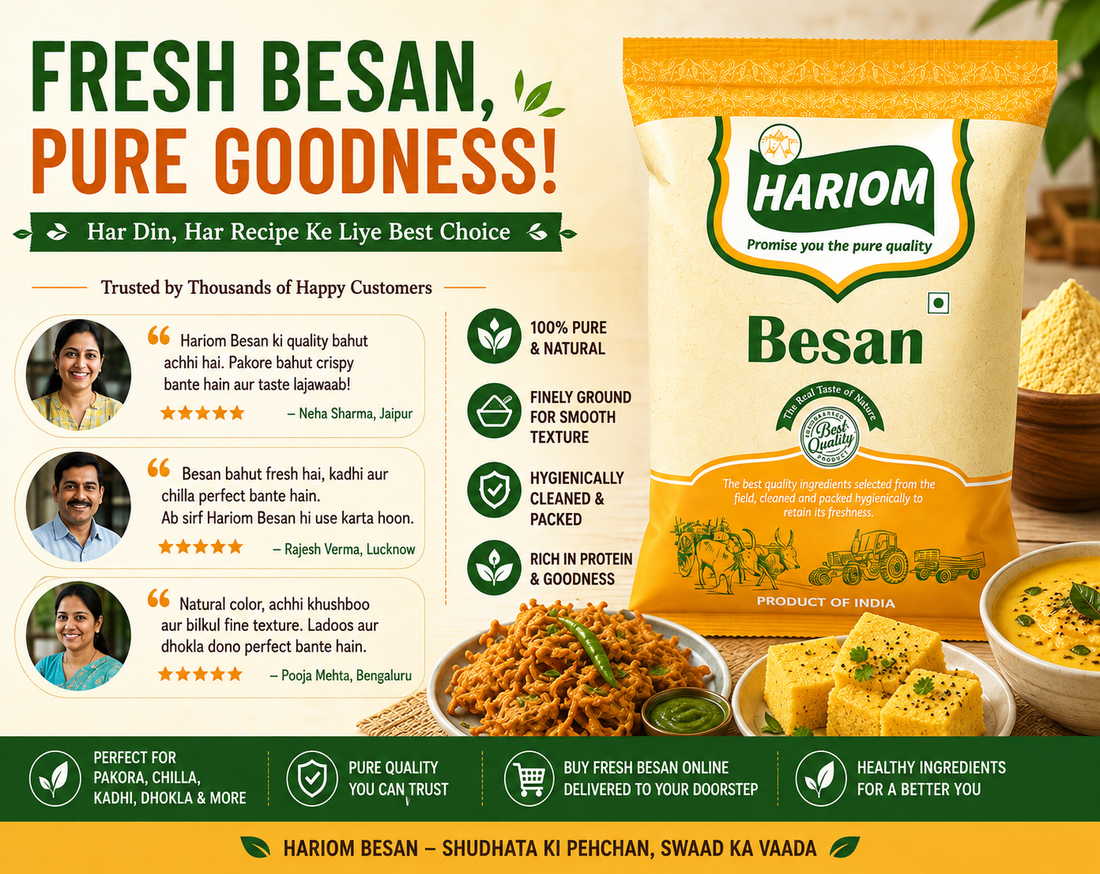 Fresh Besan: Tips to Select Fresh Besan for Your Indian Cooking
