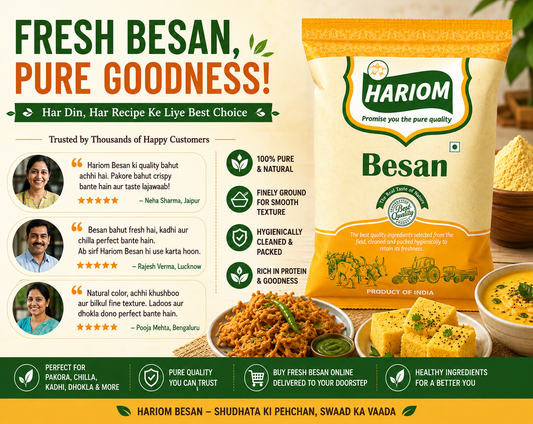 Fresh Besan: Tips to Select Fresh Besan for Your Indian Cooking