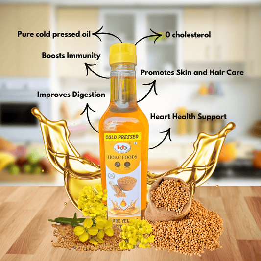 Cold Pressed Yellow Mustard Oil