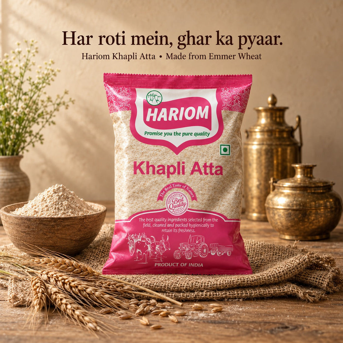 Khapli atta 