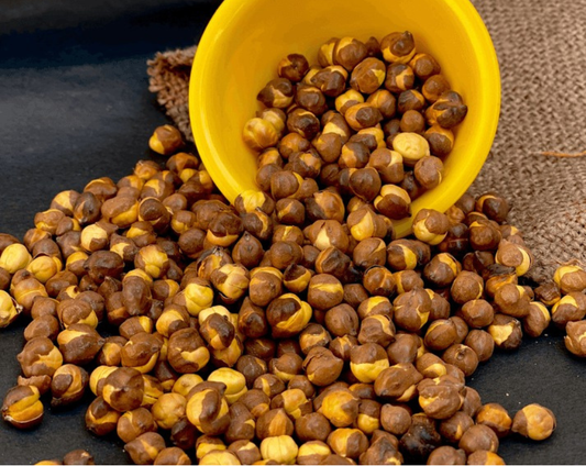 Hariom roasted chana bhuna chana in a bowl
