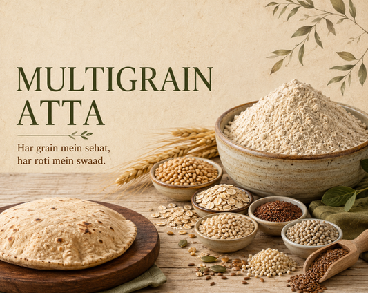Multigrain atta recipes paratha thepla khakhra by Hariom Atta and Spices