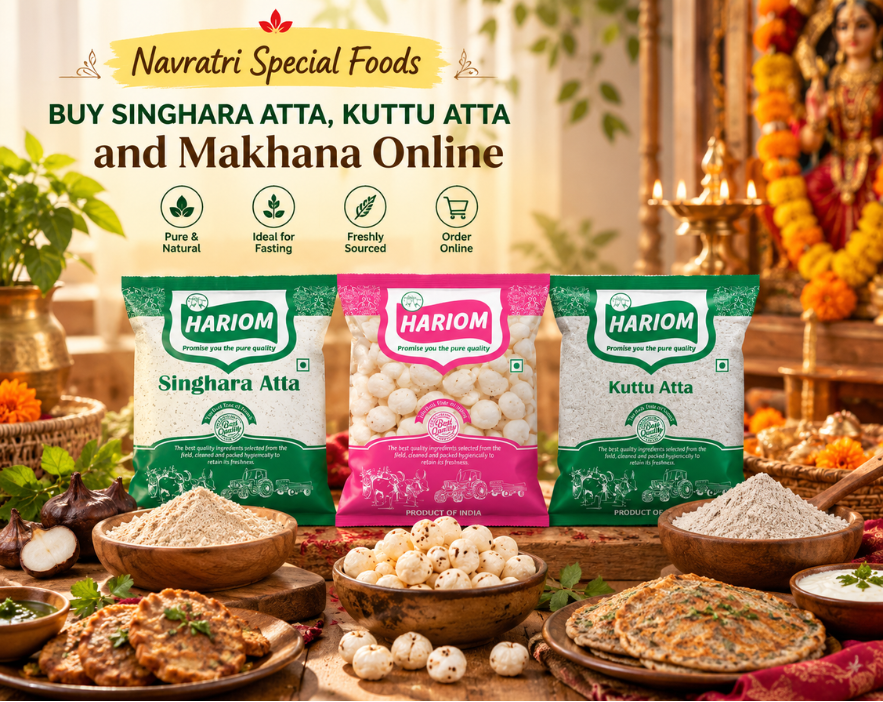 Navratri Special Foods: Buy Singhara Atta, Kuttu Atta and Makhana Online