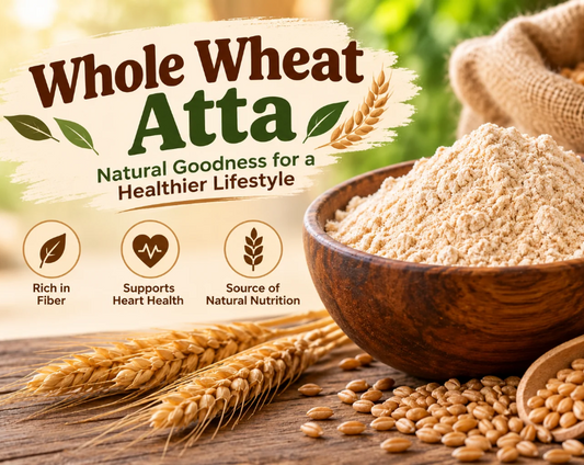 Golden MP wheat grains used to make Hariom whole wheat atta