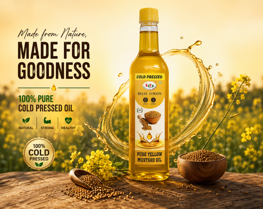 Cold Pressed Yellow Mustard Oil: The Golden Secret to Healthier Cooking