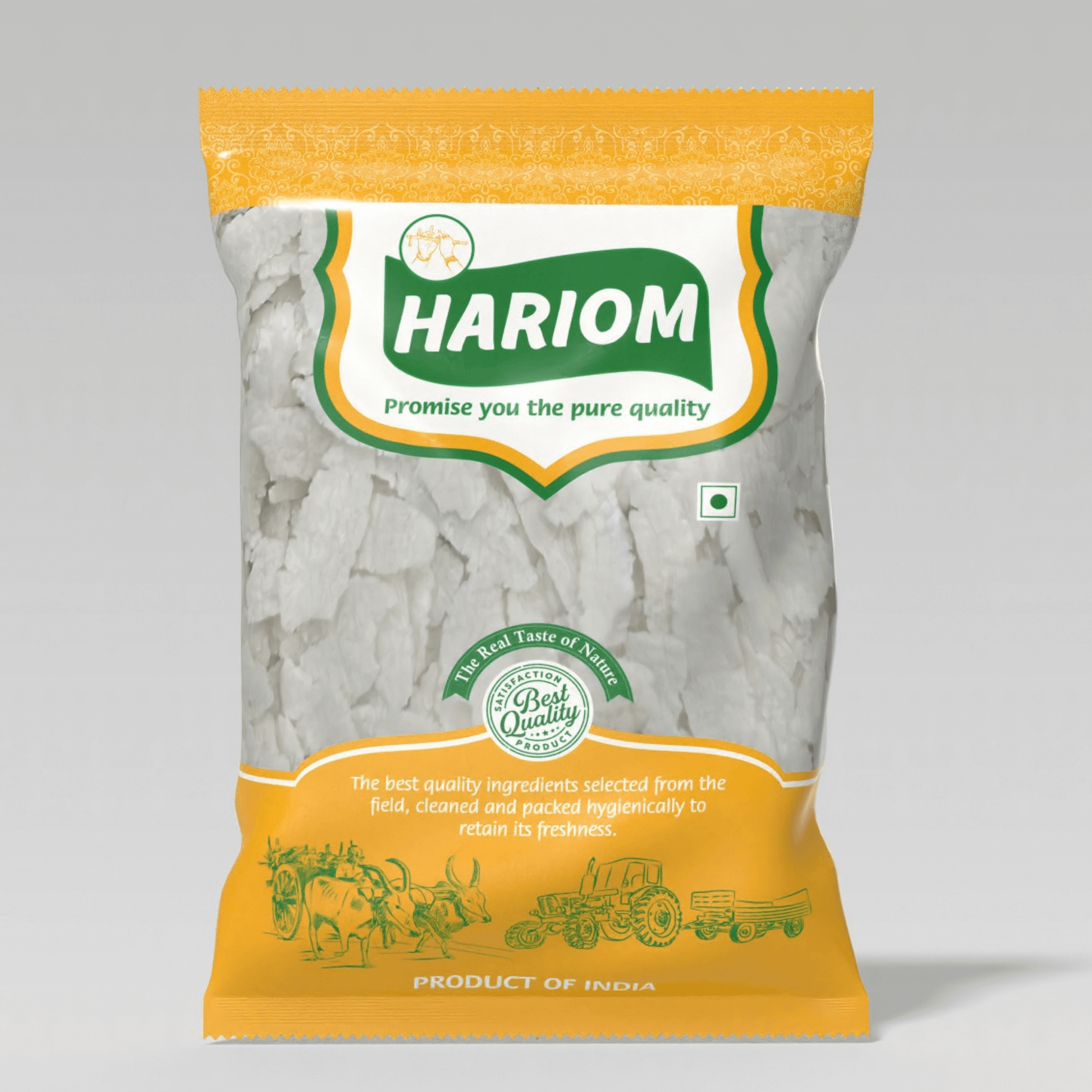 Poha Special Bihar Rs. 63.0 Poha Special Bihar Hariom is a premium flattened rice sourced from Bihar, known for its thicker flakes and rustic texture. A staple for traditional breakfasts and snacks, it offers a wholesome, hearty taste with quick cooking c